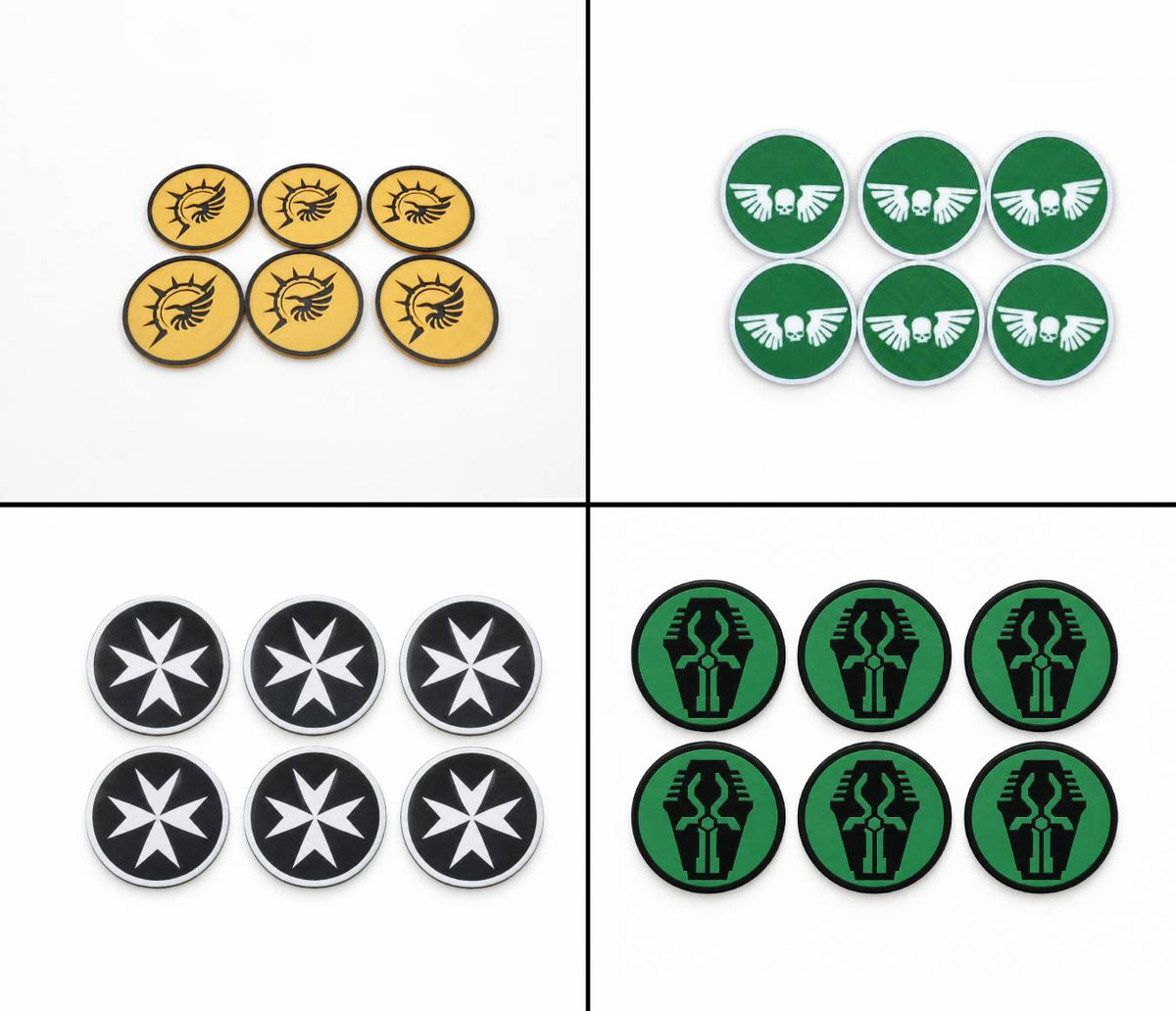 40mm objective, command point action tokens