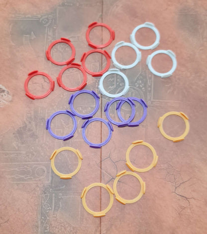 Colour Squad Markers -  Base Rings for 25–100mm