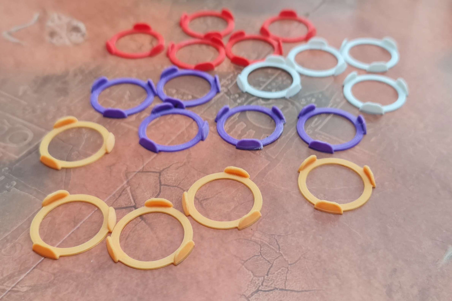 Colour Squad Markers -  Base Rings for 25–100mm