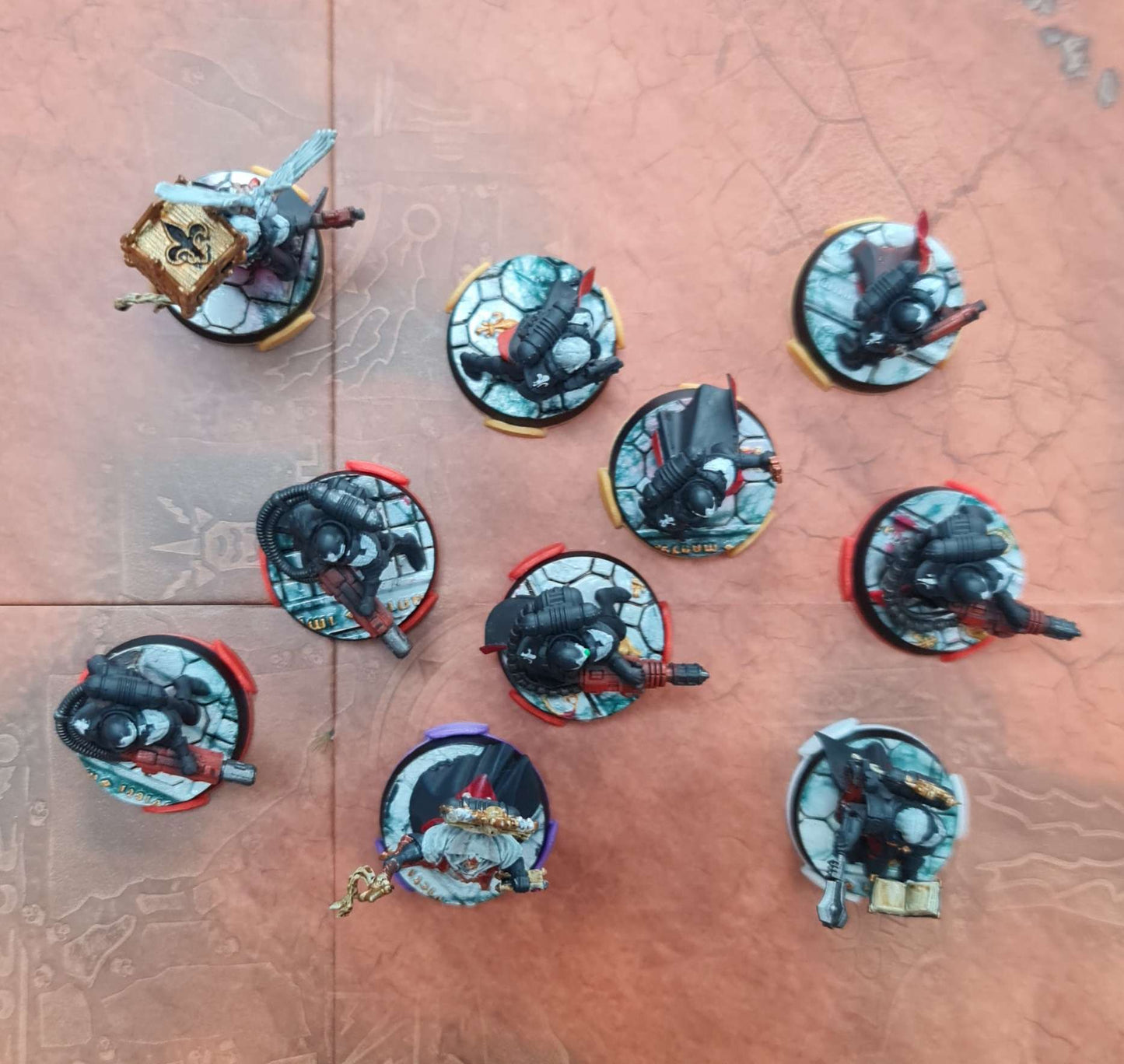 Colour Squad Markers -  Base Rings for 25–100mm