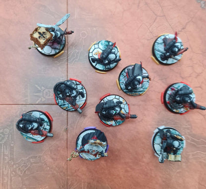 Colour Squad Markers -  Base Rings for 25–100mm