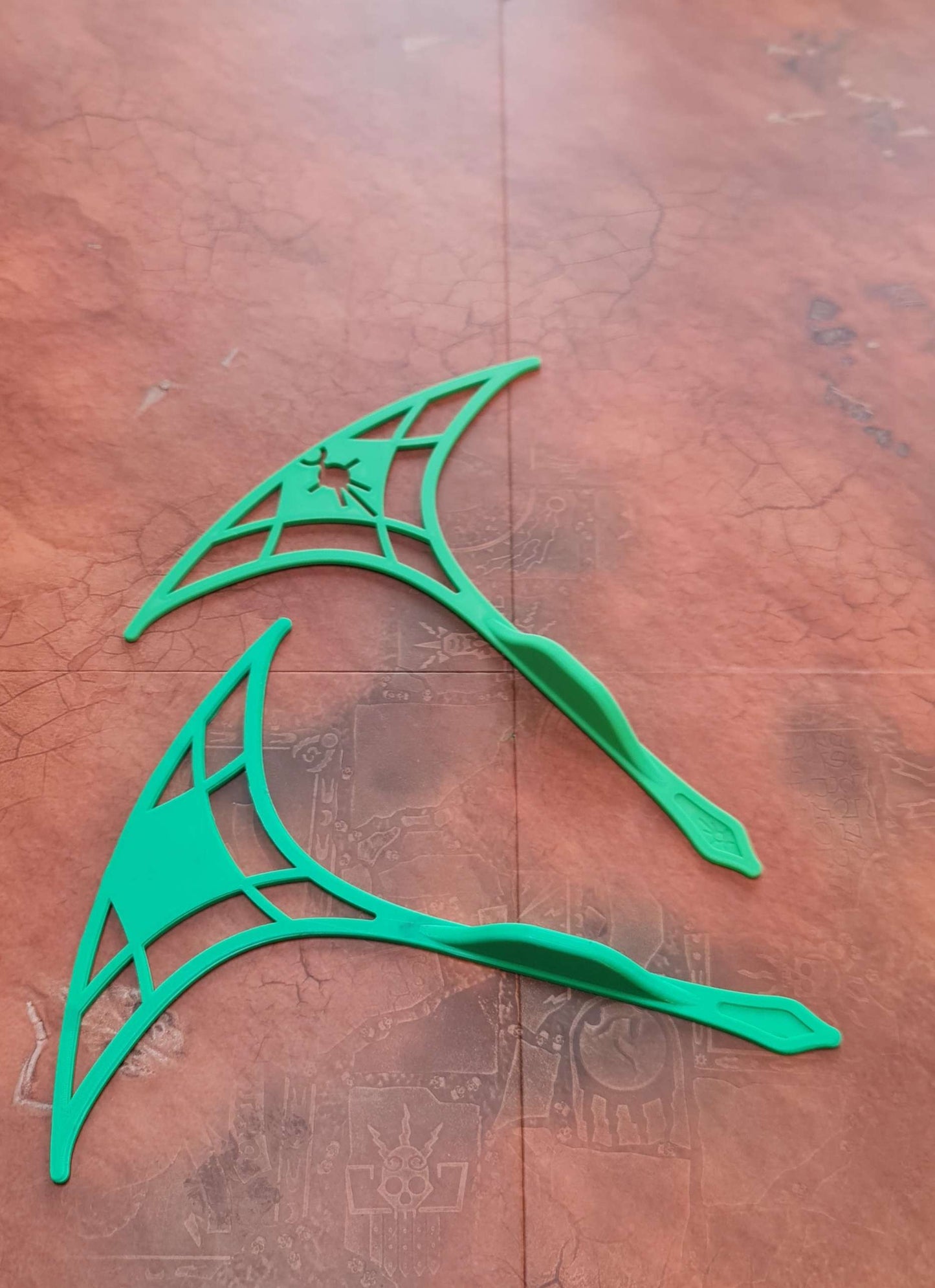 Custom Deepstrike Rulers - 9" Positioning Templates (Set of 2)