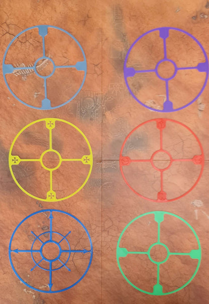 Custom Objective Markers (Set of 6)