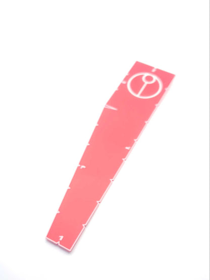 40k Tau measurement tool 9 inch 6 inch 3 inch 2 inch 1 inch 9", 6", 3", 2", 1"  Farside colours