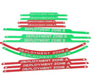 Deployment zone markets 9" sticks and deepstrike tools with 1" segments