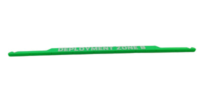 40k deployment zone markets 9" sticks and deepstrike tools with 1" segments visible