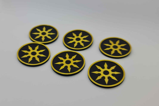 Chaos Demons 40mm Objective Tokens (Set of 6)