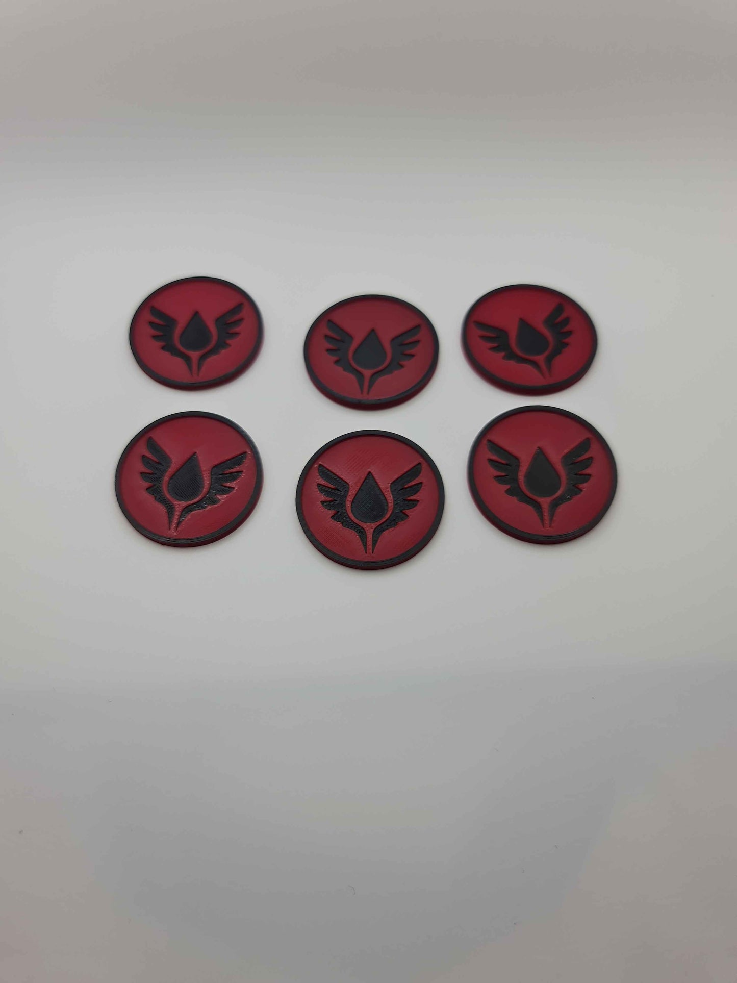 Custom 40mm Objective Center Tokens - (Set of 6)