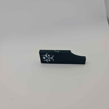 Death Guard Plague Legion combat gauge showing engagement ranges - Warhammer 40K 3 2 1 half inch measuring tool for pile in and consolidate