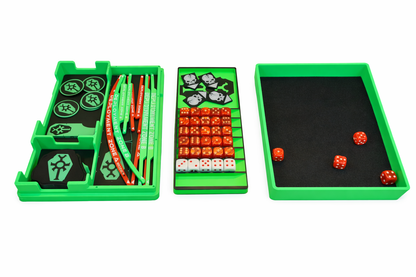 Forge Vault Battle Box 40k Dice Tray Organiser  Tape Measure Game Accessories Dice Tray Full Set Stored
