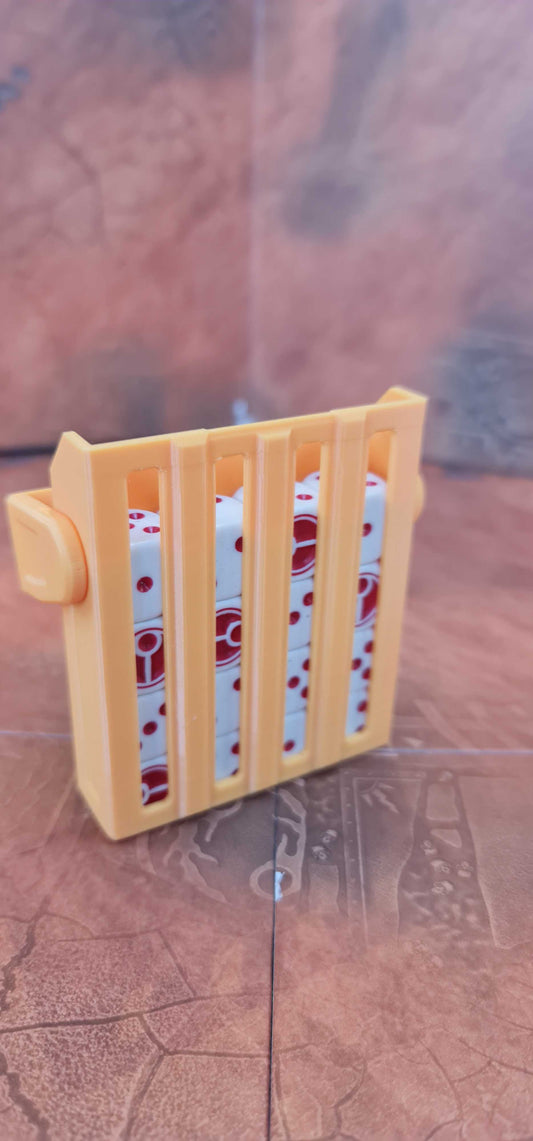 Light orange Warhammer 40K custom dice holder 