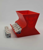 Red Green Tide Rapid Dice Dispenser Side 12mm dice