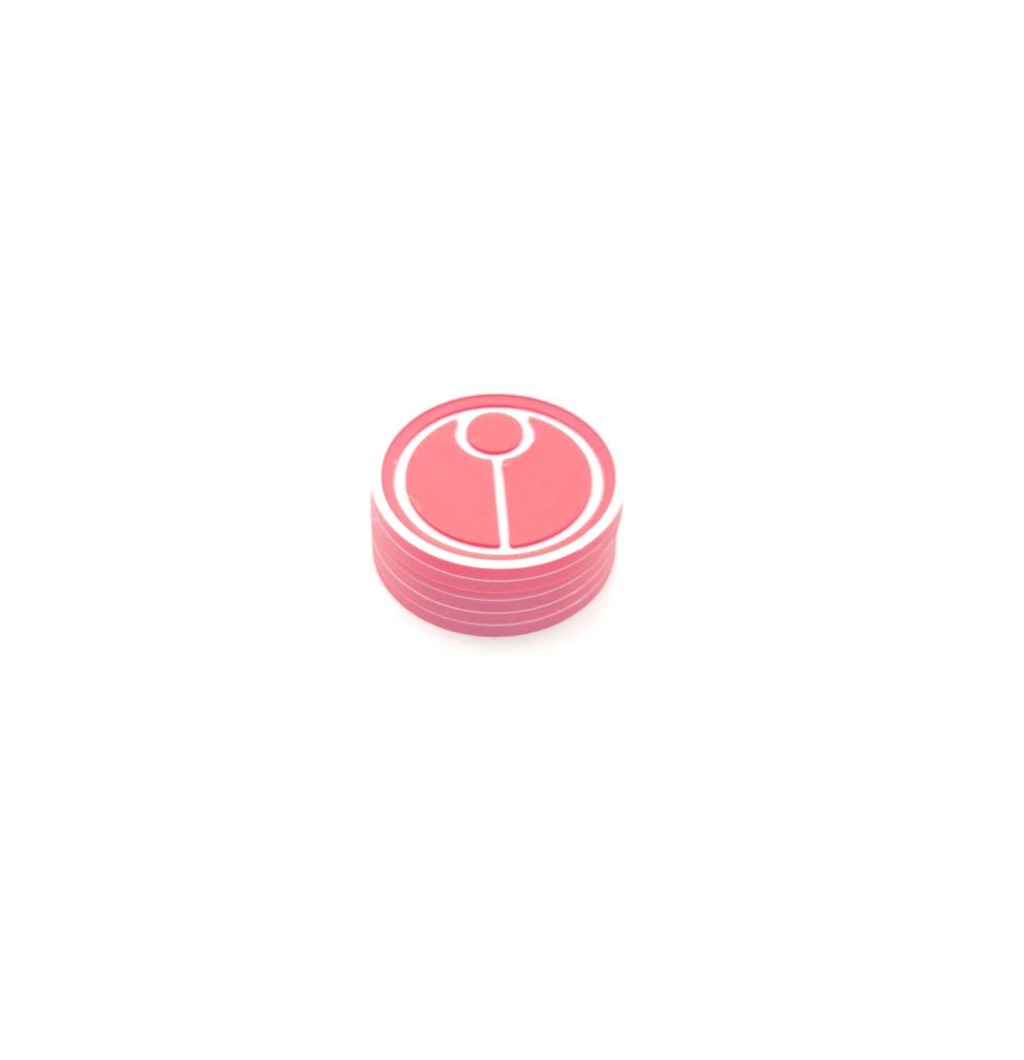 Set of 6 Tau objective command point sticky action marker tokens Stack