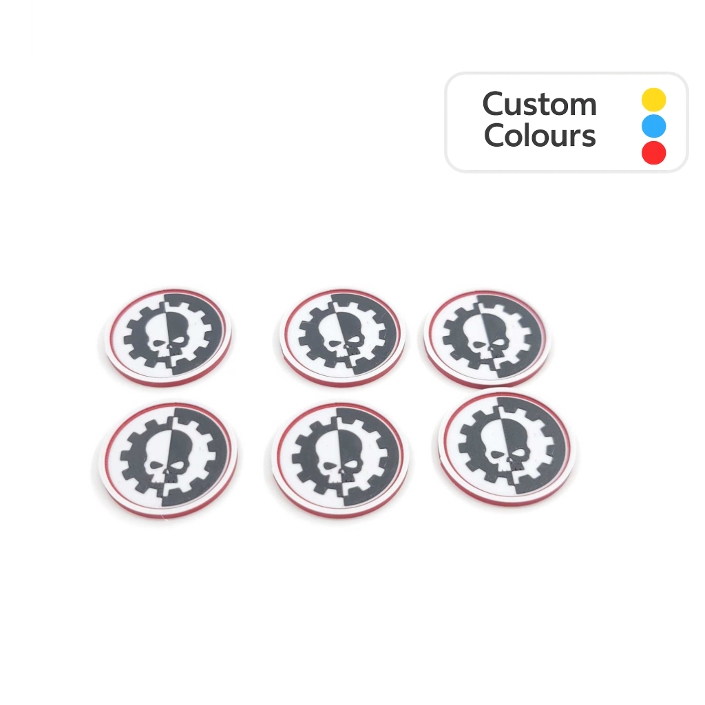 Ad Mech 40mm Objective Tokens (Set of 6)